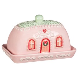 GINGERBREAD HOUSE BUTTER DISH £5 (437446)