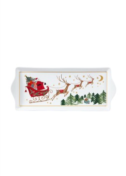 1007904 Nostalgia Sliegh Rectangular Plate £19.99