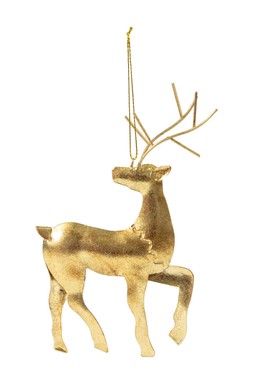 Metal Reindeer Hanging Decoration