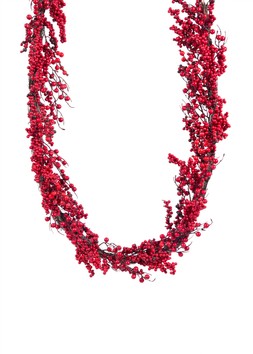 180cm Red Berries Garland