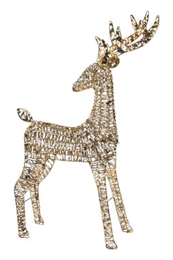 Micro LED Reindeer flashing effect outdoor 1.3m