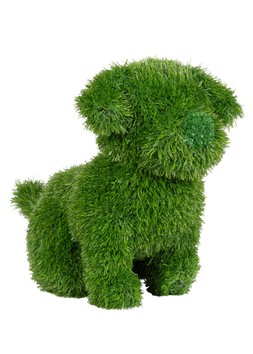 Grass puppy decoration