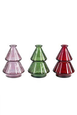 Christmas tree vases