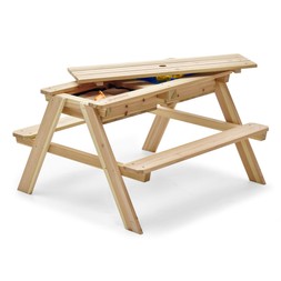 Plum Surfside Wooden Sand & Water Picnic Table