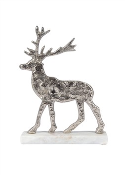 Decoration Reindeer Silver