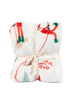 ELFIE 130X150 THROW CREAM-MINT