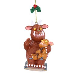 Gruffalo and child resin decoration