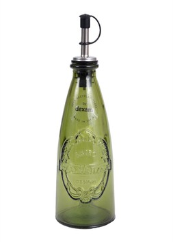 Recycled Glass Oil Drizzler Green £11.99