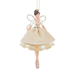 Resin hanging cream fairy decoration