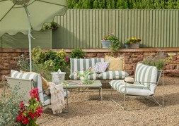 Riva Coffee Set £599 & Summer Brights Pattern 45x45 CUSHION £19.99