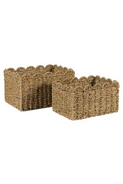 Scallop basket set of 2