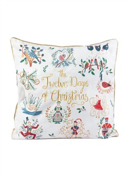 Twelve Days Polyester Cushion 50X50Cm