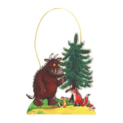 Wooden Gruffala, mouse and fox decoration