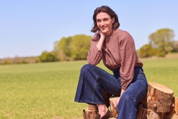 Check Shirt with Frill Collar £20 & Flared Jeans £25- Available from 9th August 2026