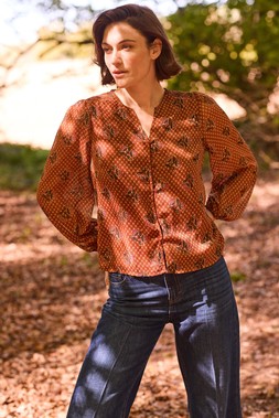 Floral Print Blouse £20 | Flared Jeans £25- Available from 9th August 2026