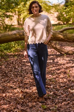 Frill Detail Sweatshirt £22 | Flared Jeans £25- Available from 9th August 2026