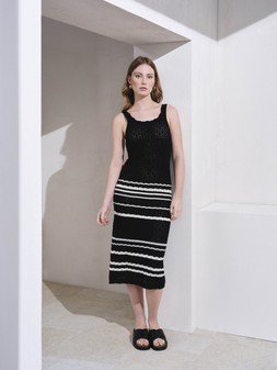Knitted Pointelle Dress £28