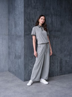 Plaid Detail Co-ord Trousers £16 & Plaid Detail Co-ord Polo Top £14