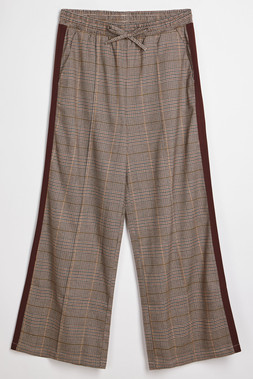 Side Stripe Check Wide Leg Trousers £24