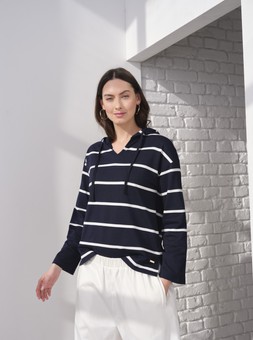 Striped Hoodie £22 & Wide Leg Trousers £25.