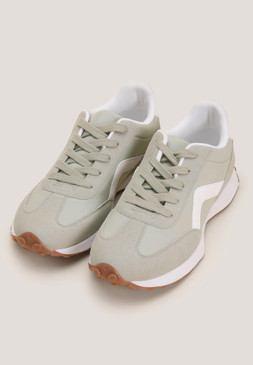 Green Runner Square Trainers
