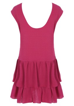 Womens Fuchsia Mini Ra Ra Dress £20