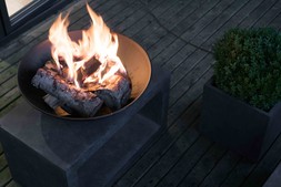 FIRE PIT & RECTANGLE CONSOLE GRANITE H52CM W64CM &pound;249.99.