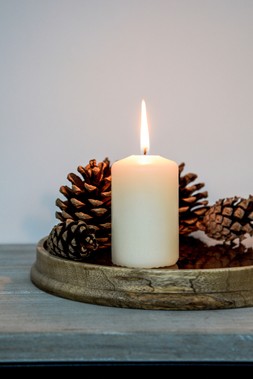 60:150mm Pillar Candle, Ivory &pound;4.99