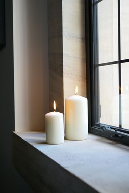 80:150Mm Pillar Candle Ivory &pound;7.99