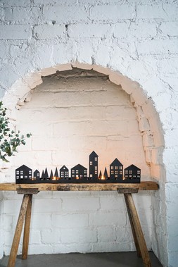 Advent Tealight Centrepiece Metal Black &pound;59.99