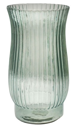 Airlie Ribbed Vase Sage Green H27cm W14.5cm &pound;29.99