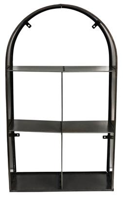 ARCHWAY SCULPTURAL LOG STORAGE NATURAL BLACK H125CM W73CM &pound;449.99