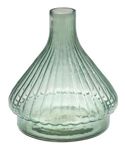 AIRLIE RIBBED SNOWDROP STEM VASE SAGE GREEN