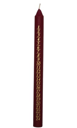 Bordeaux Advent Candle &pound;3.99