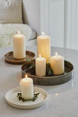 Bowen Candle Plate Moss H5Cm D29Cm &pound;24.99