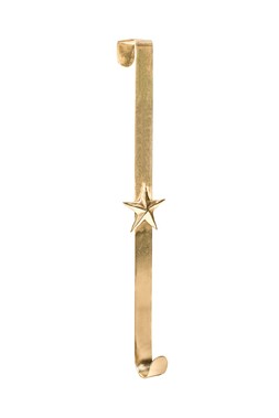 Christmas Antique Gold Star Wreath Hanger &pound;12.99