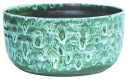 EMERALD REACTIVE GLAZE BOWL H12.5CM D25CM &pound;34.99