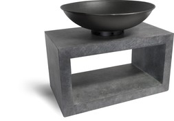 FIRE PIT & RECTANGLE CONSOLE CEMENT H52CM W64CM &pound;249.99.