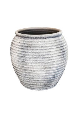 Honeypot Rustic Grey Planter H29cm D27cm &pound;39.99
