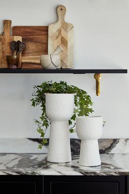 Nico Tall Planterrustic White H26cm D15cm &pound;39.99