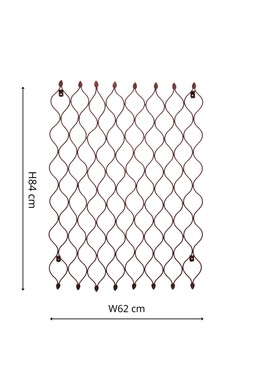 OUTDOOR HONEYCOMB TRELLIS H84CM W62CM