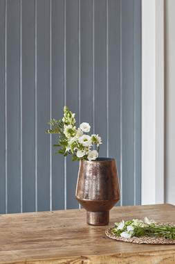 Opulent Tall Curved Metallic bronze Vase H25cm W16cm &pound;39.99 1