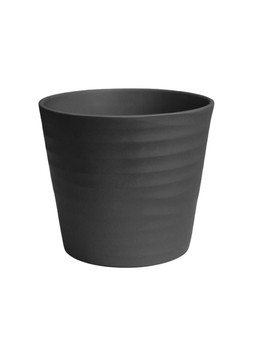 Oslo Anthracite Taper Planter H17cm D19.5cm £14.99