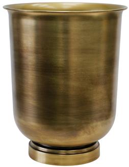 OUTDOOR HAMPTON ANTIQUE BRASS METAL URN &pound;89.99