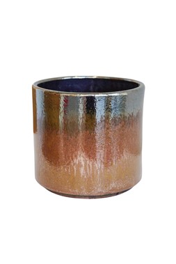 Outdoor Hazelton Rust Planter H32cm D37cm &pound;44.99
