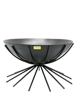 OUTDOOR METAL DAKOTA FIRE PIT IN BLACK &pound;299.99