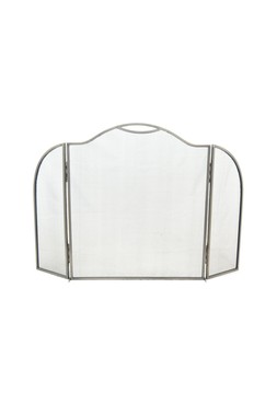 Pewter Curved Surround Fire Screen H79.5cm W130cm £159.99