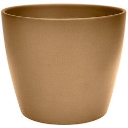 Poinsettia Planter Gold H13cm D14.5cm &pound;3.99