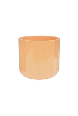 Positano Apricot Geo Planter H7cm D7cm &pound;2.99, H12cm D12cm &pound;4.99, H15cm D15cm &pound;7.99