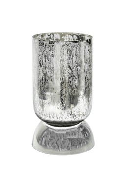 Regency Metallic Tiered Vase Silver H23.5cm D15cm £39.99